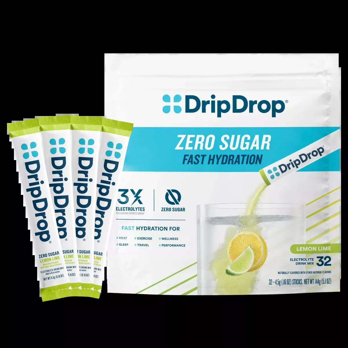 Electrolyte Drink MixZero Sugar Lemon Lime