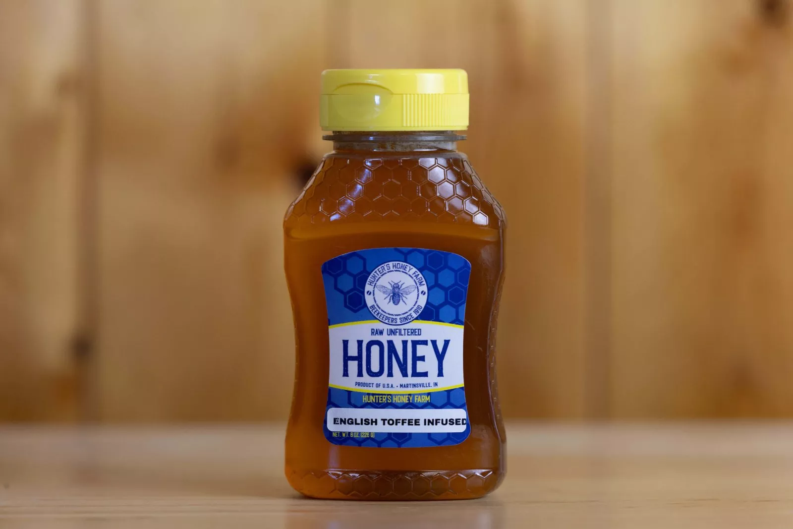 English Toffee Infused Raw Honey