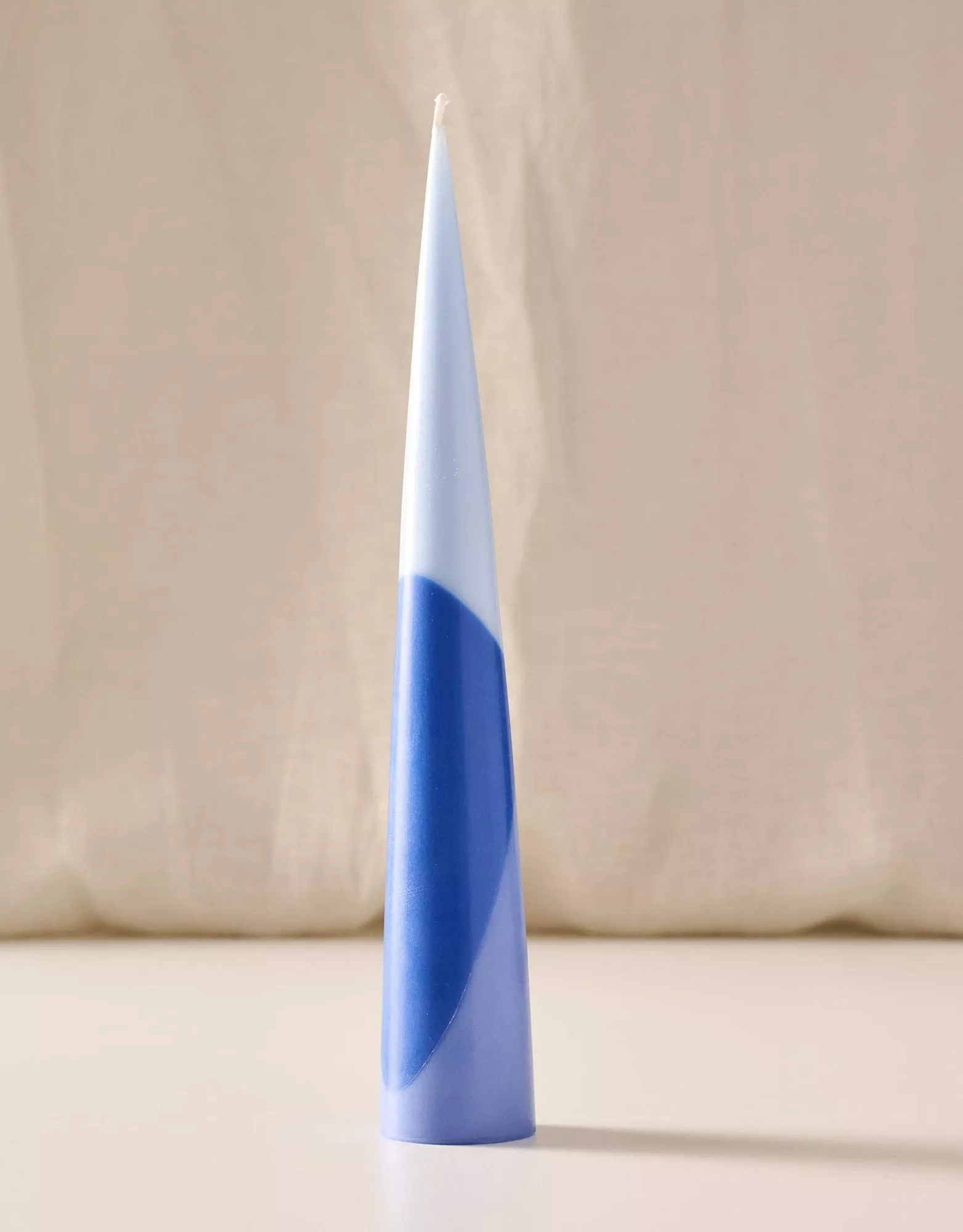 Esuk Palm Wax Cone Candle - Green Tones