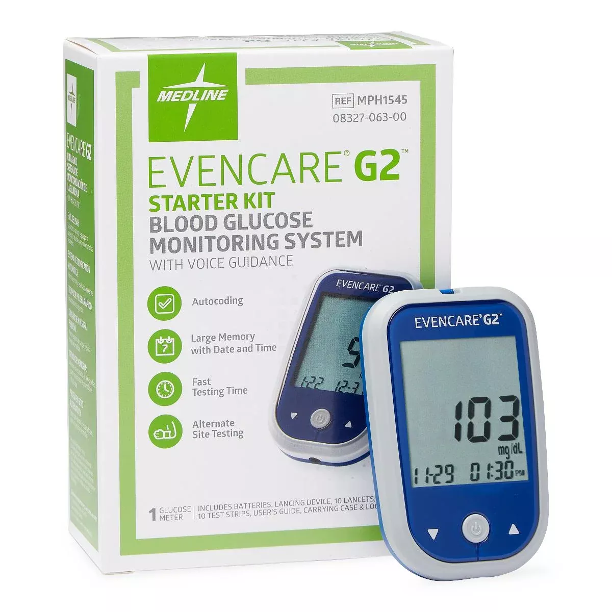 EVENCARE G2 Blood Glucose Monitoring Systems Kit