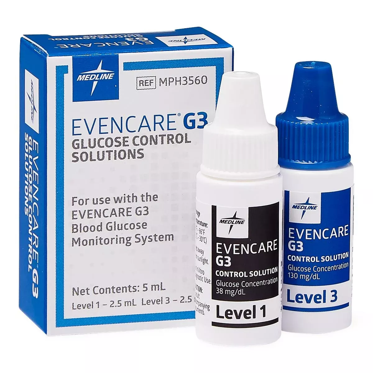 EVENCARE HI LO Control Solutions for G3 Meter