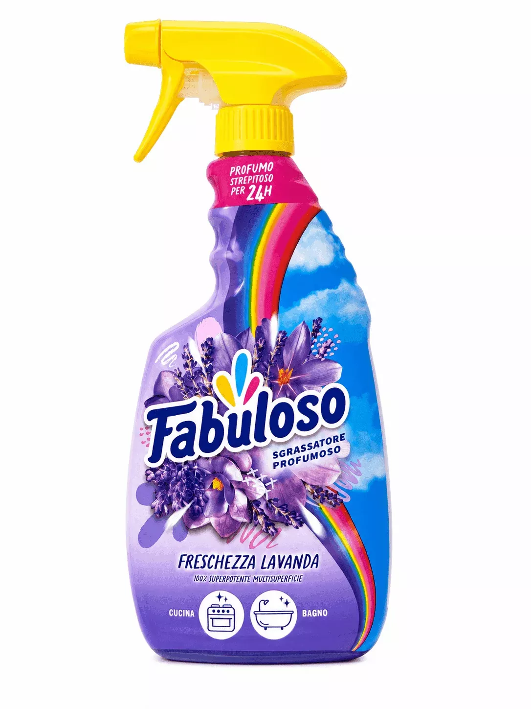 Fabuloso Sgrassatore Spray Lavanda, 600 ml