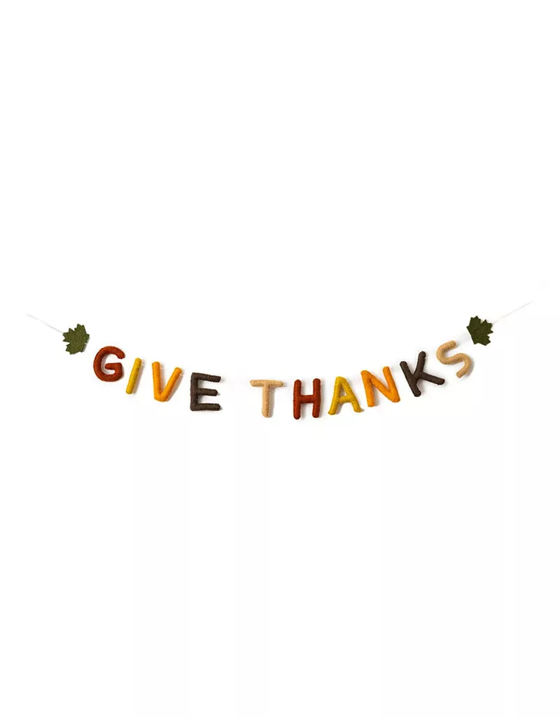 Fall Foliage Felt Garland