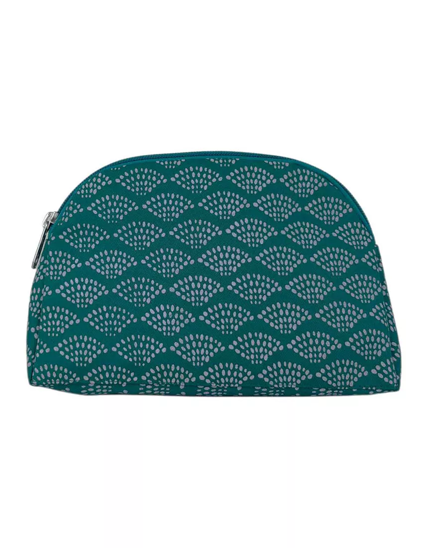 Fan Geo Print Card Holder Wallet