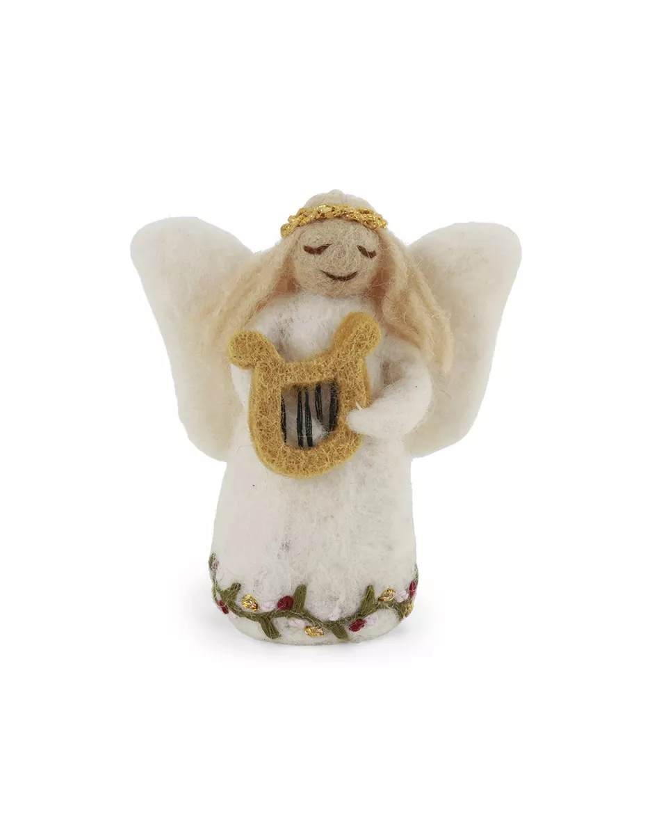 Felt Angel Ornament - Holding a Candle