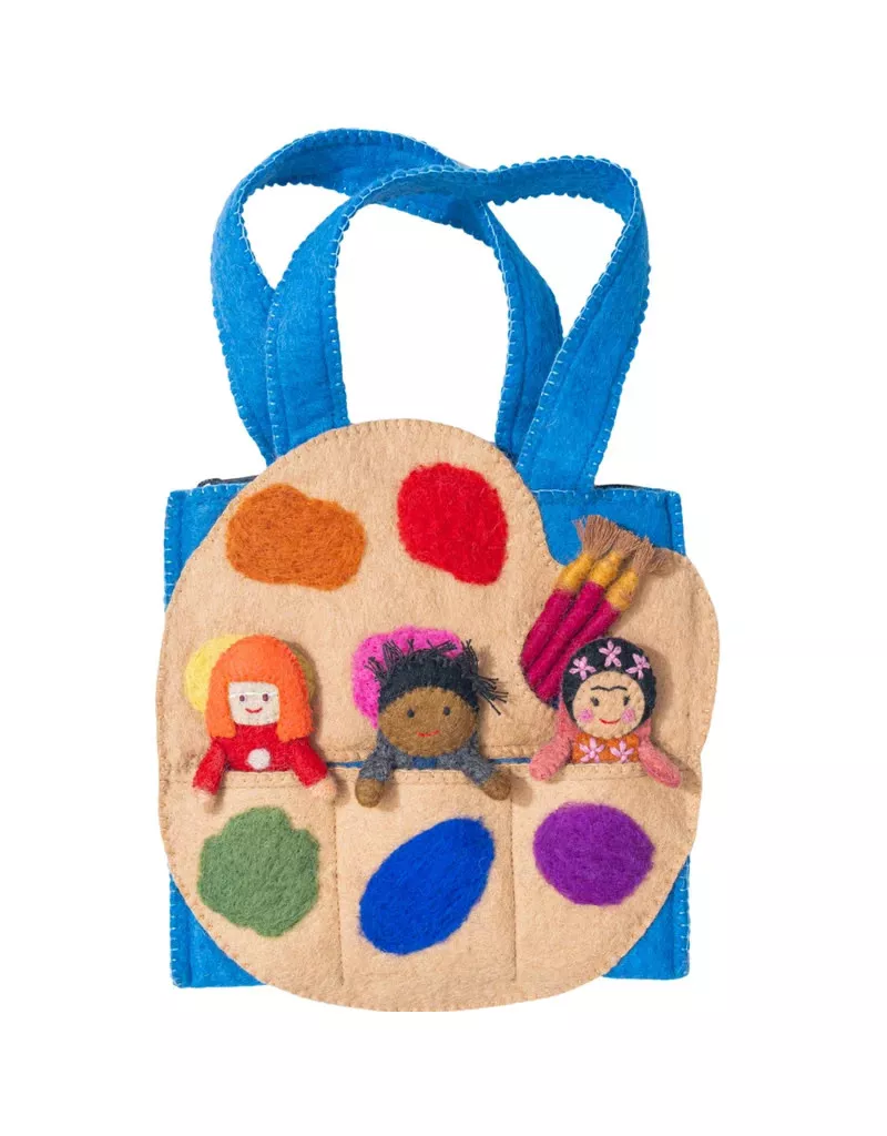 Felt Doggy Puppet Bag
