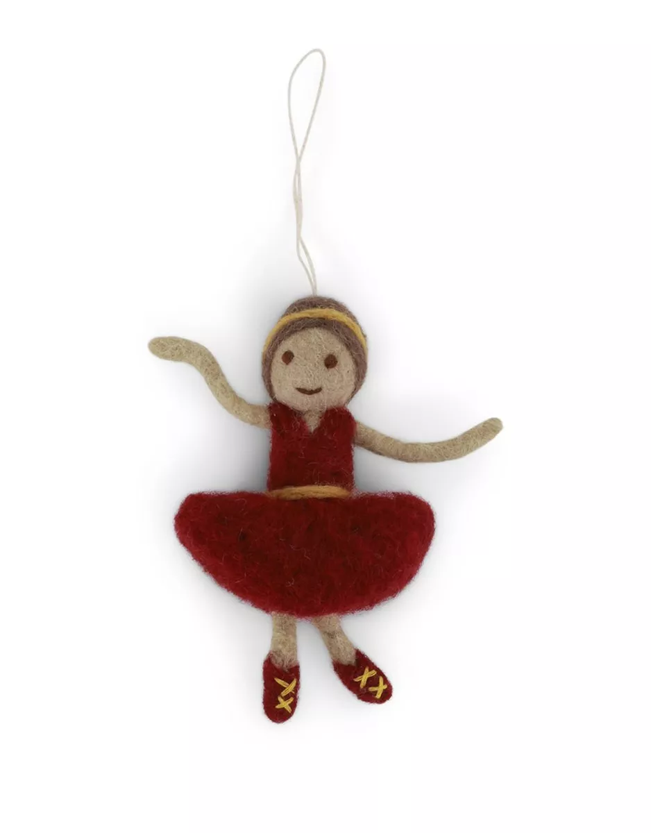 Felt Nutcracker Ornament - Red Jacket