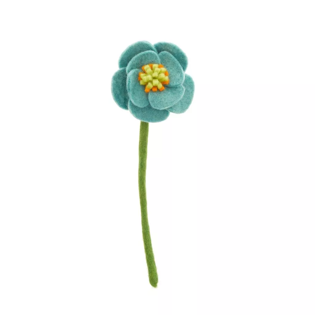 Felt Zinnia Flower