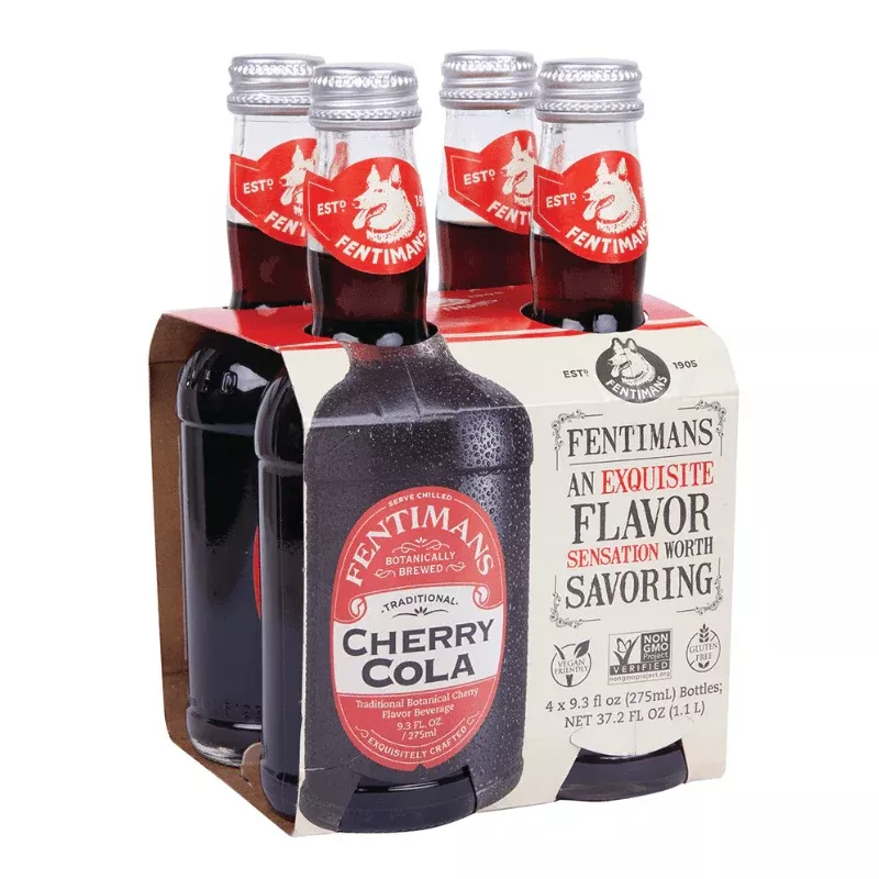 Fentimans Cherry Cola, 9.3 oz [Pack of 4]