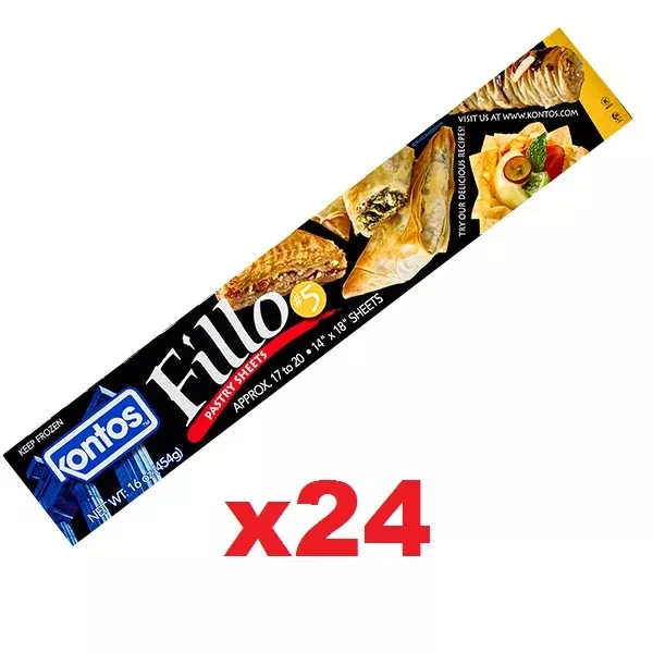 Fillo Dough #5 (Kontos) CASE (24 x 1lb)