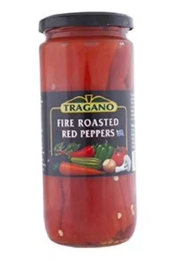 Fire Roasted Red Peppers (Tragano) 480g