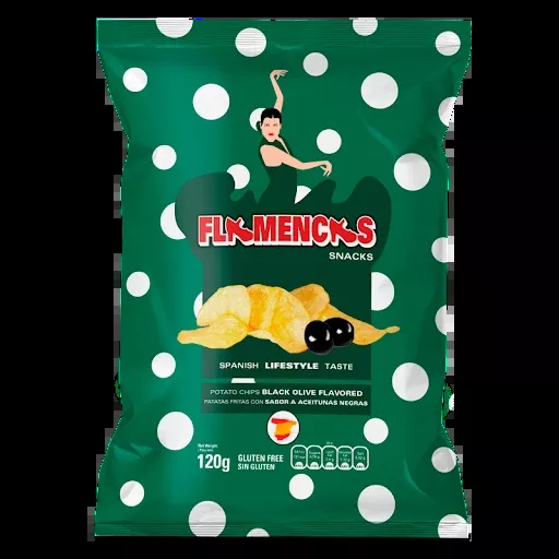 Flamencas Chips, Black olive (Spain)