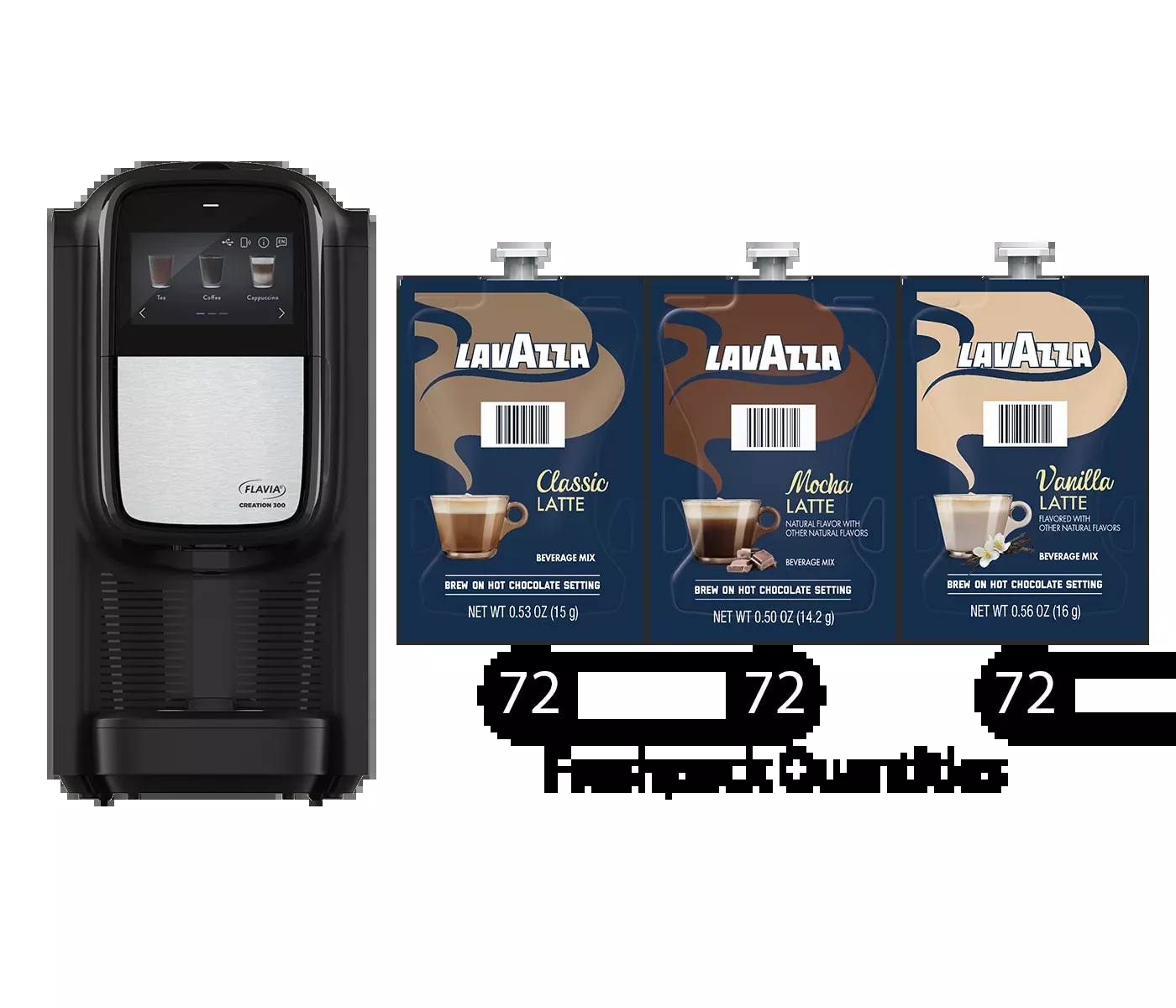 Flavia C300 & Lavazza Latte Bundle