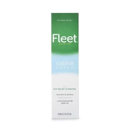Fleet Saline Enema, 4.5 oz. Squeeze Bottle