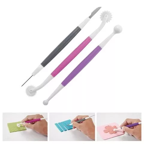Fondant and Gum Paste Starter Tool Set (set of 3)