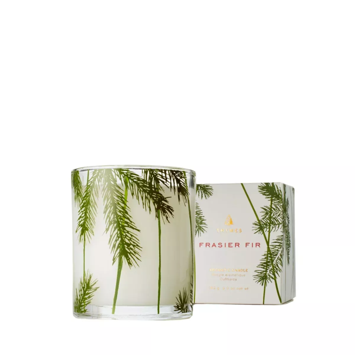 Frasier Fir Candle Pine Needle Design Large