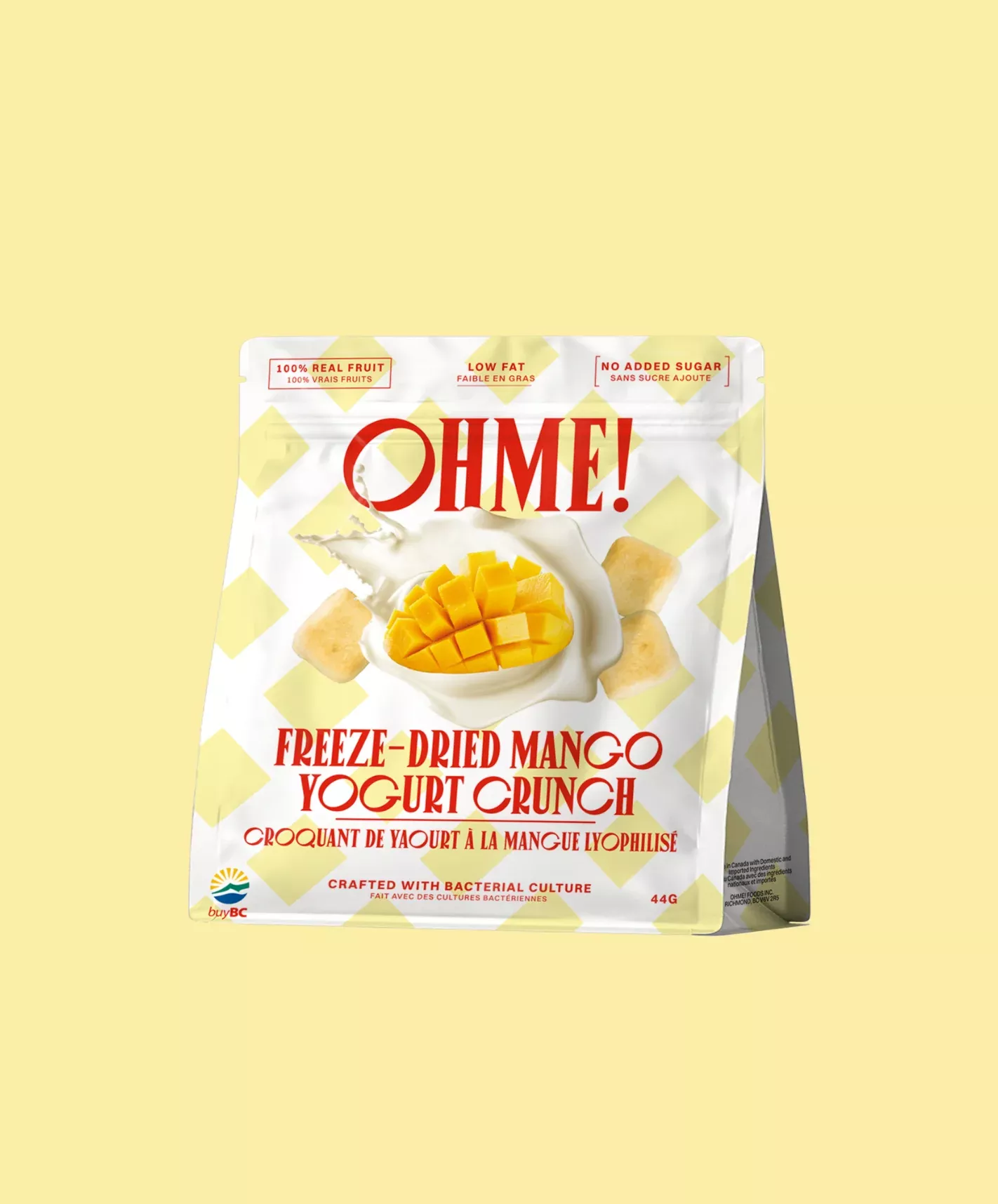 Freeze Dried Mango Yogurt Crunch
