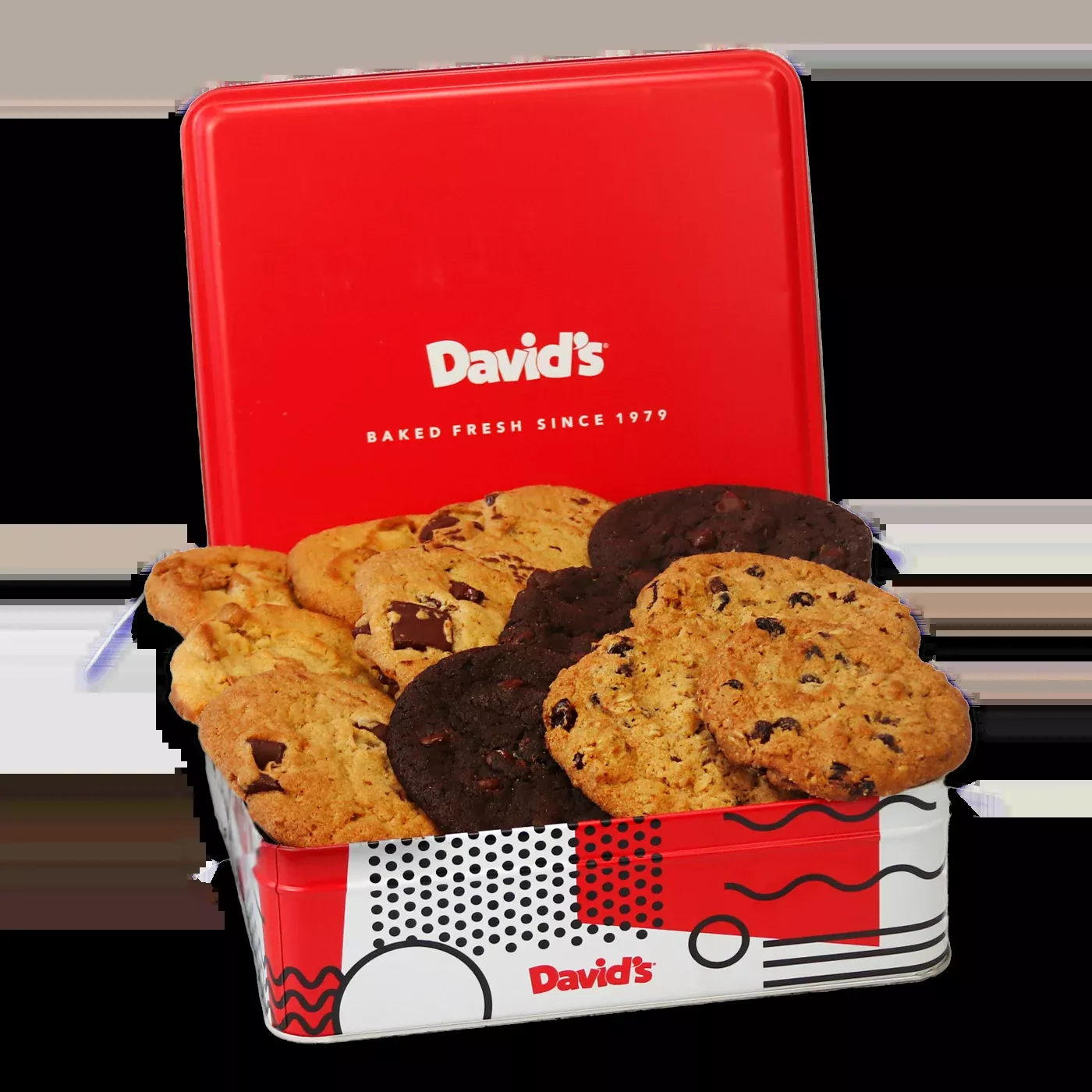 Fresh Baked Assorted Cookies Tin