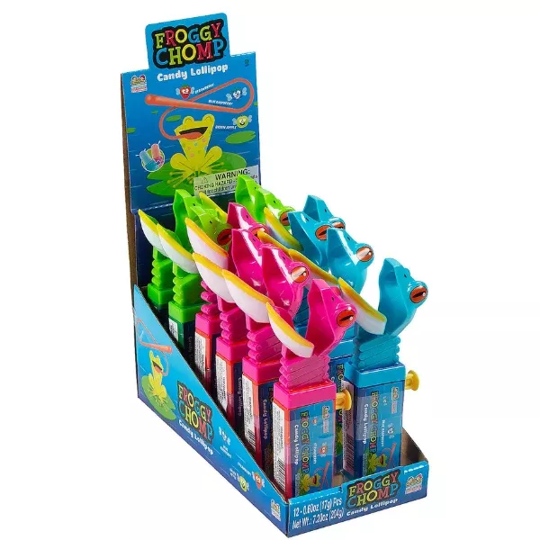 Froggy Chomp Candy Lollipop 12 ct.