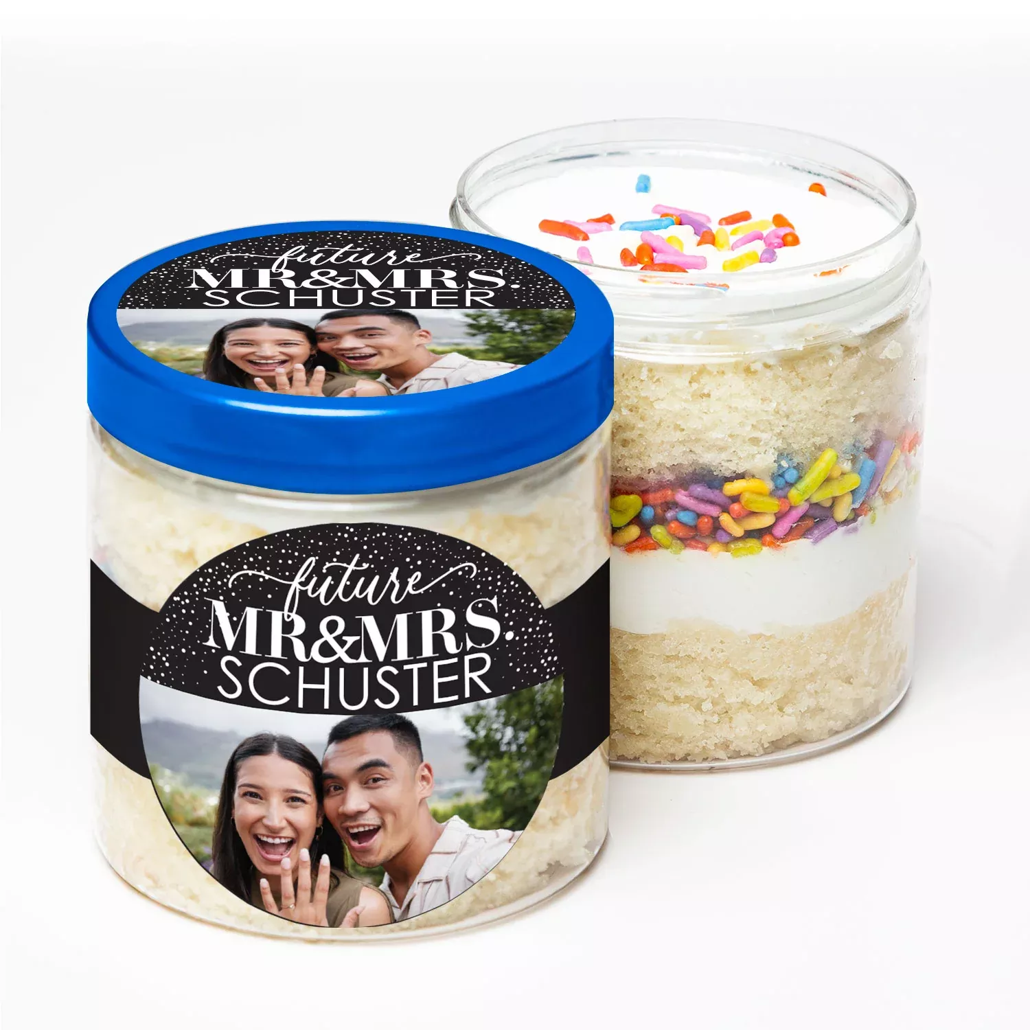 Future Mr. & Mrs. - Incredible Cake in a Jar