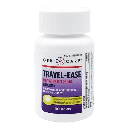 Geri-Care Travel-Ease Meclizine Tablets, 100 ct.