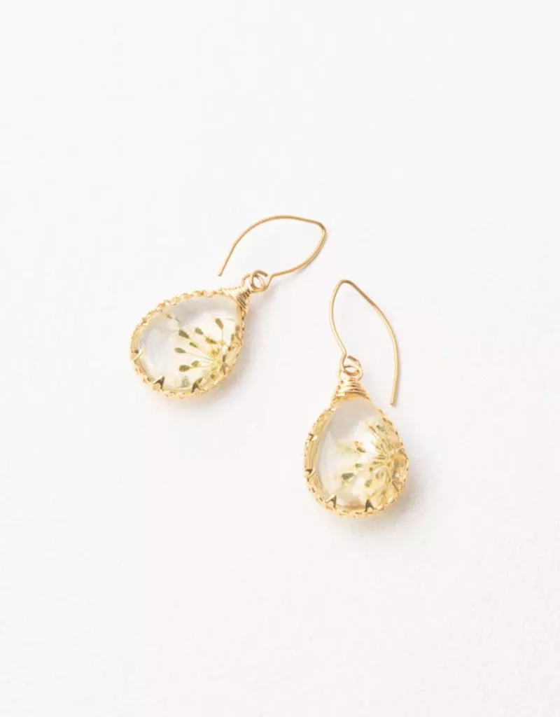 Give Hope Gold Heart Earrings