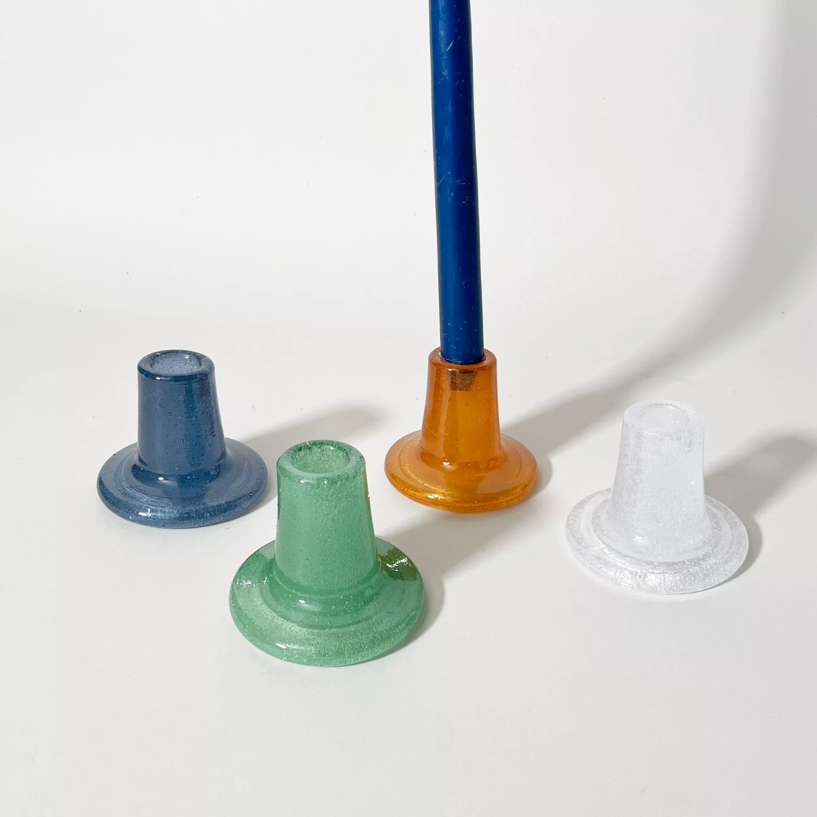 Glass Candle Holders