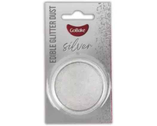 GoBake | Edible Glitter Dust | Silver
