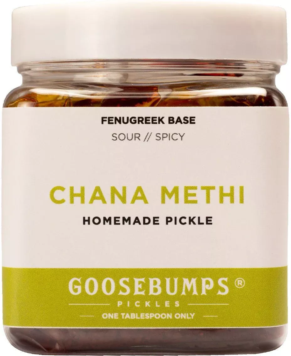 Goosebumps Pickles Chana Methi Pickle (India)