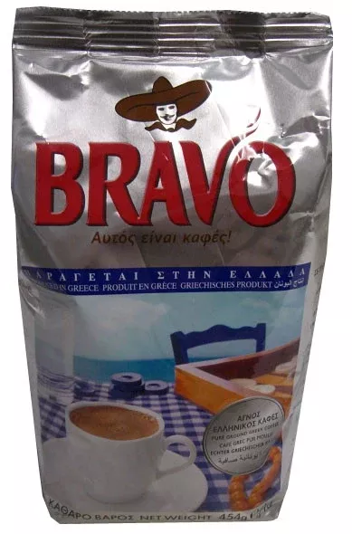 Greek Ground Coffee (bravo) 16oz (454g)