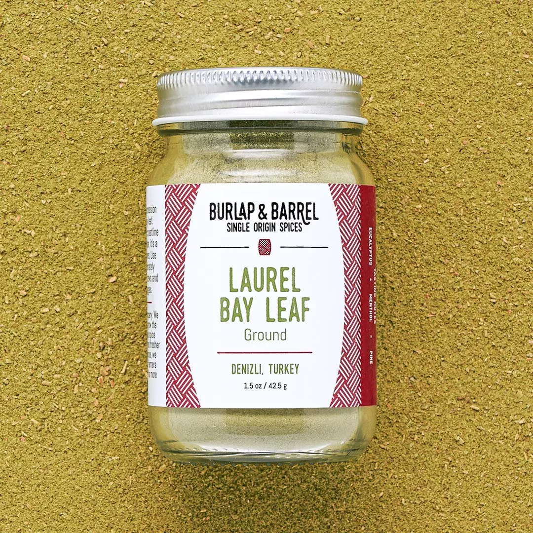 Ground Laurel Bay Leaves