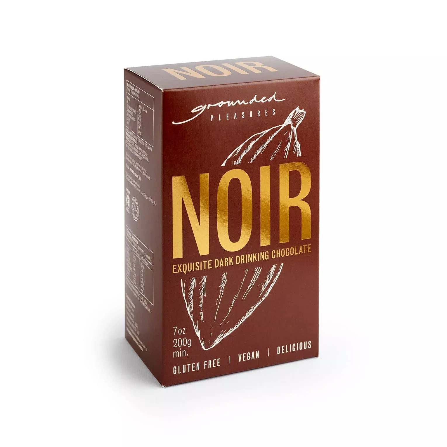 Grounded Pleasures Noir Dark Drinking Chocolate | 200g