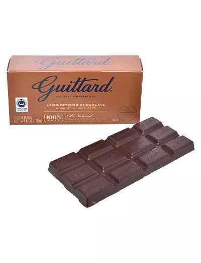 Guittard Unsweetened Chocolate Baking Bars