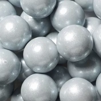 GUMBALLS - PEARL SILVER(0.5inch)