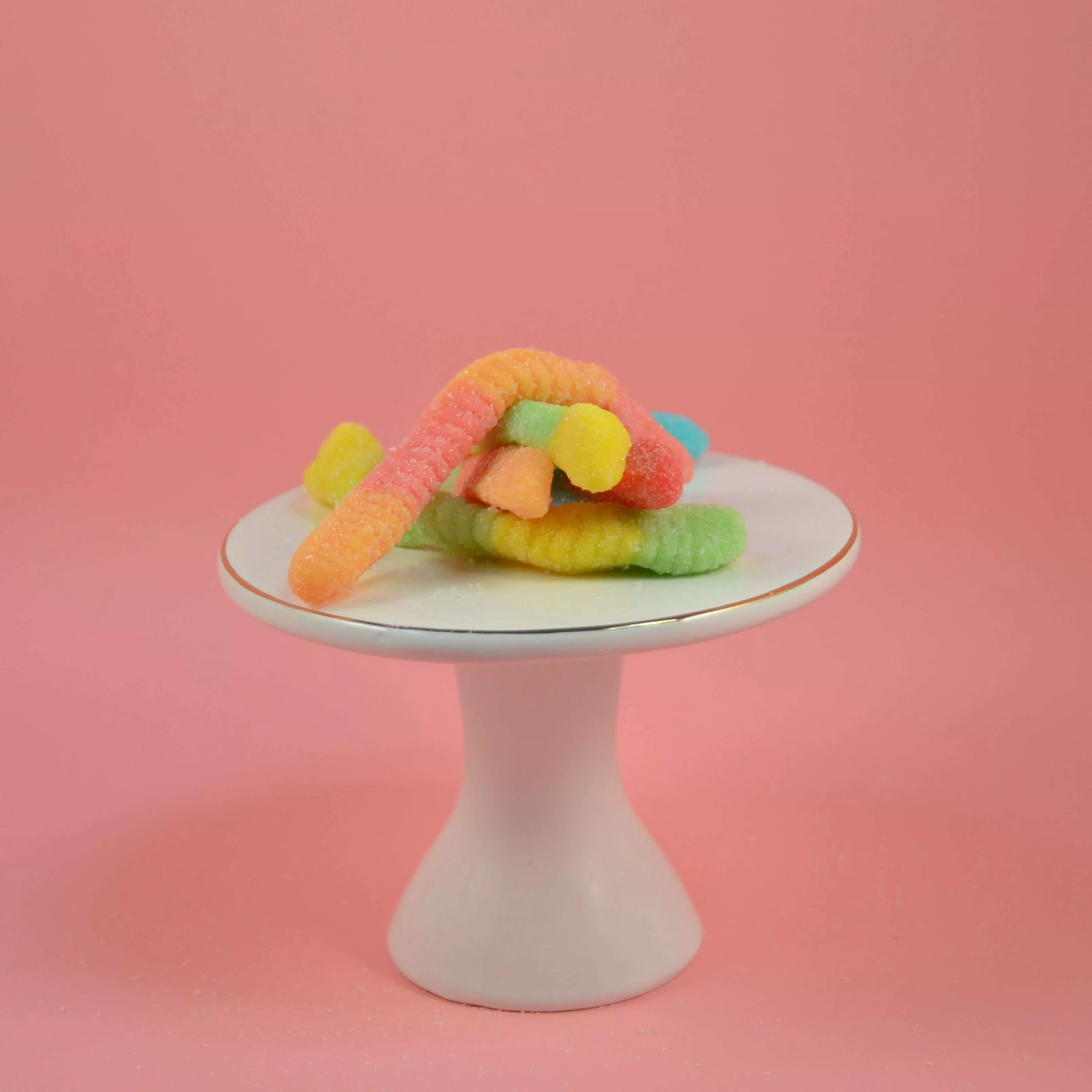 Gummy Sour Worms 1 LB