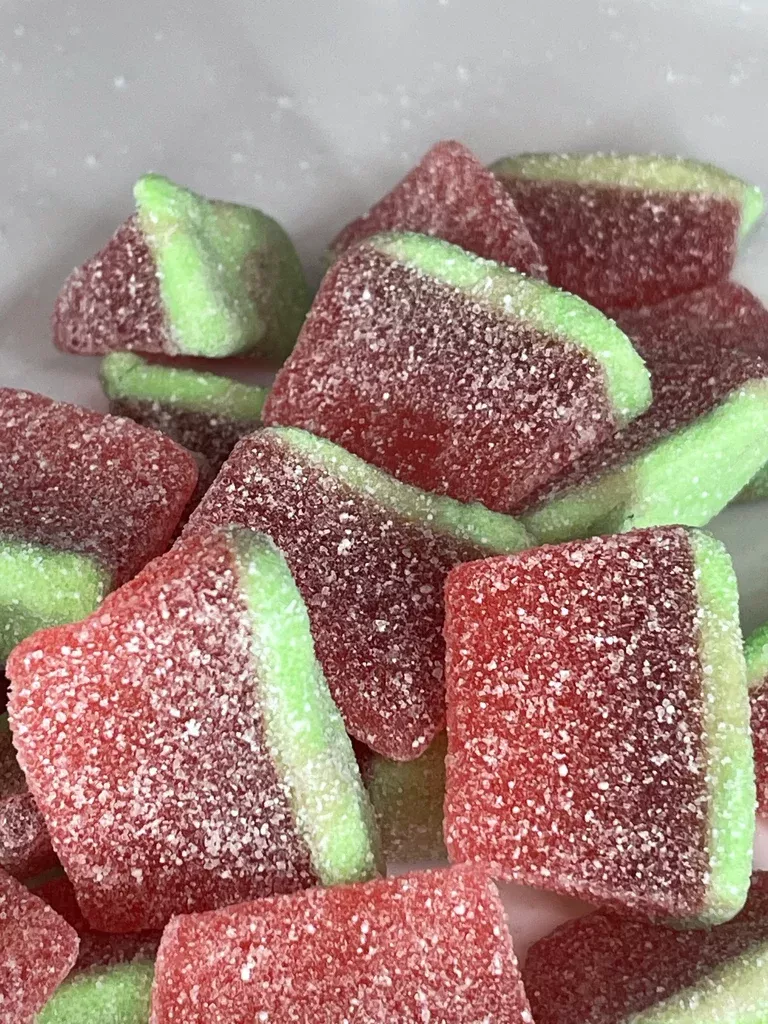 GUMMY WATERMELON SLICES GUMMI 2.2lbs