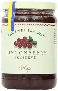 Hafi Swedish Lingonberry Preserves 14.1 oz