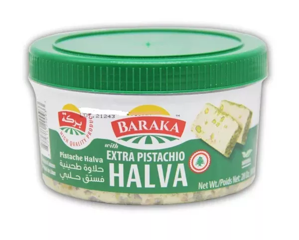 Halva with Pistachio (Baraka) 14 oz (400g)