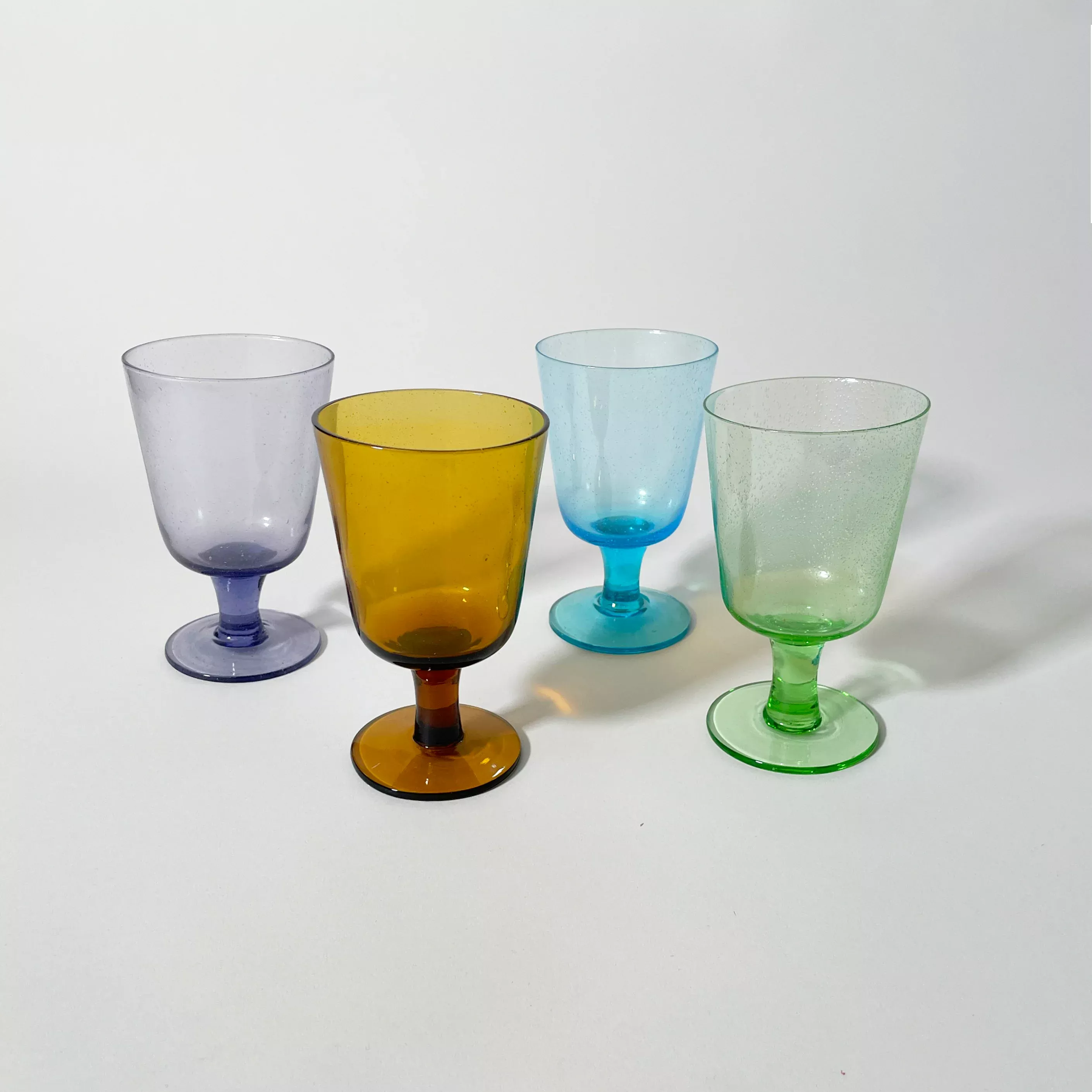 Hand-Blown Wine Glasses