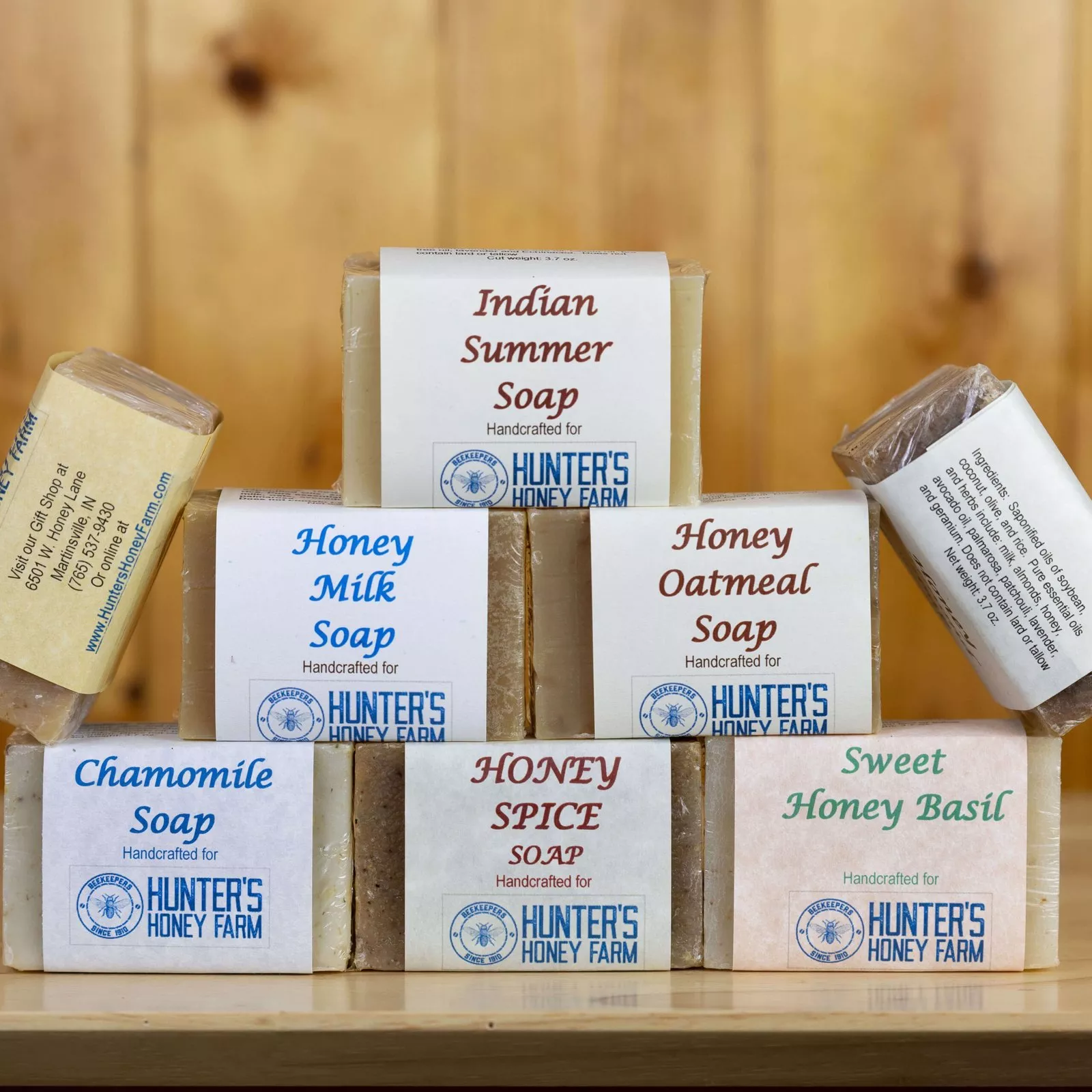 Handcrafted Honey Soap 3.7 oz