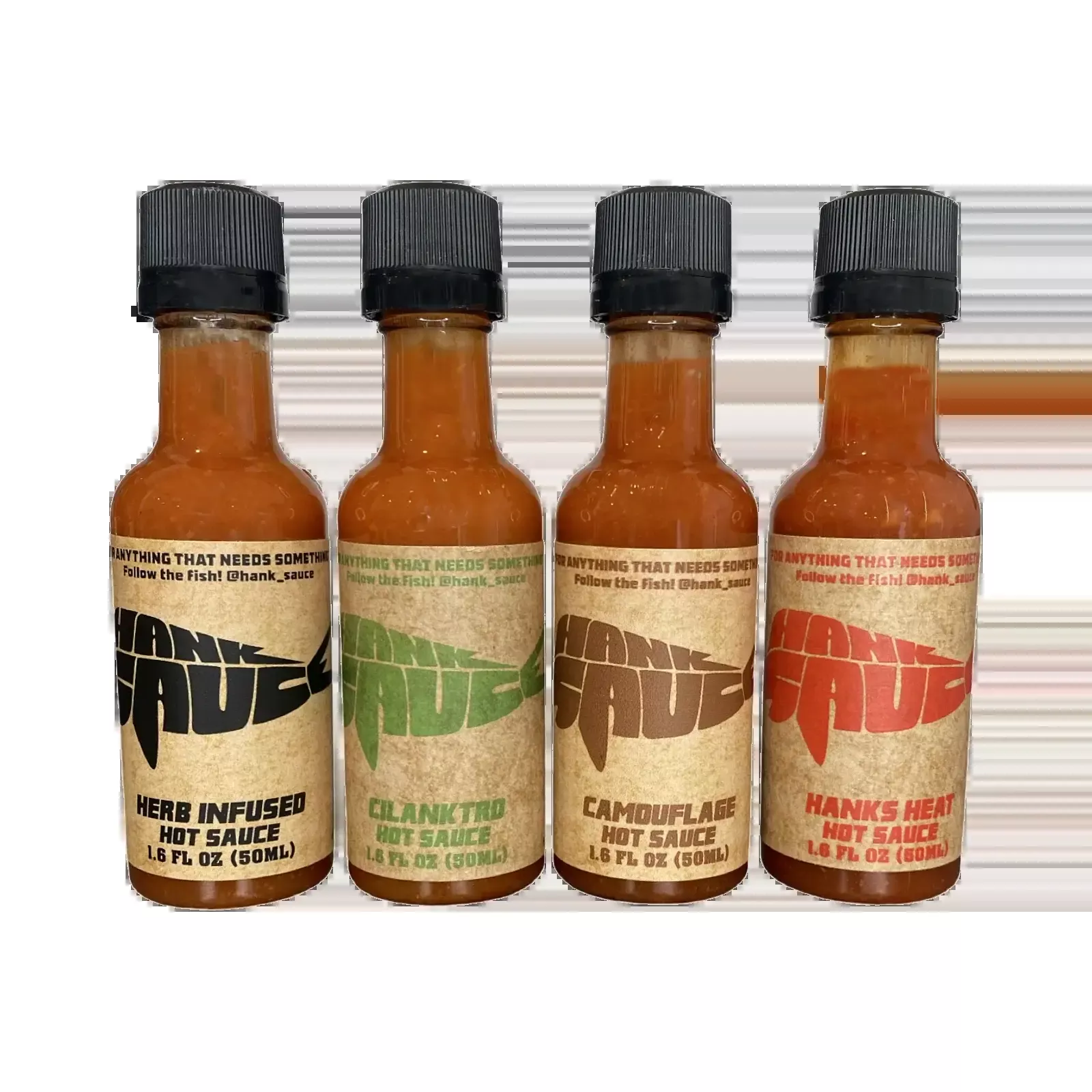 Hank's Hot Sauce Mini Bottles