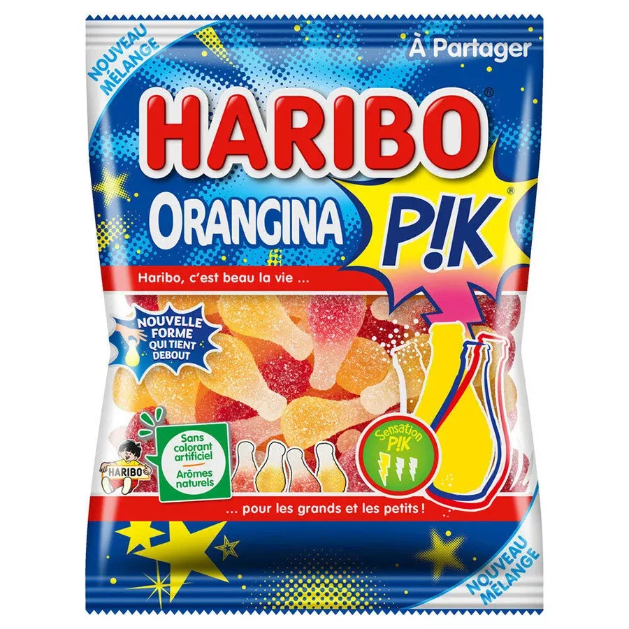 Haribo Orangina Pik Sour Gummy Candy 8.8 oz
