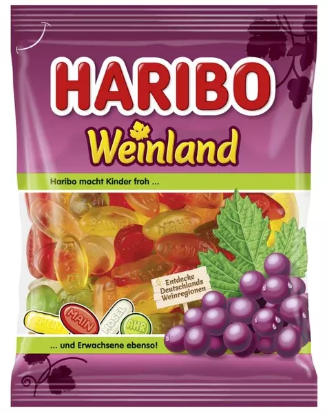Haribo Weinland Gummi Candy, 175g