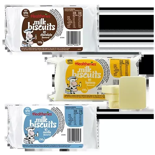 Healtheries Milk Biscuits (GF), 210g