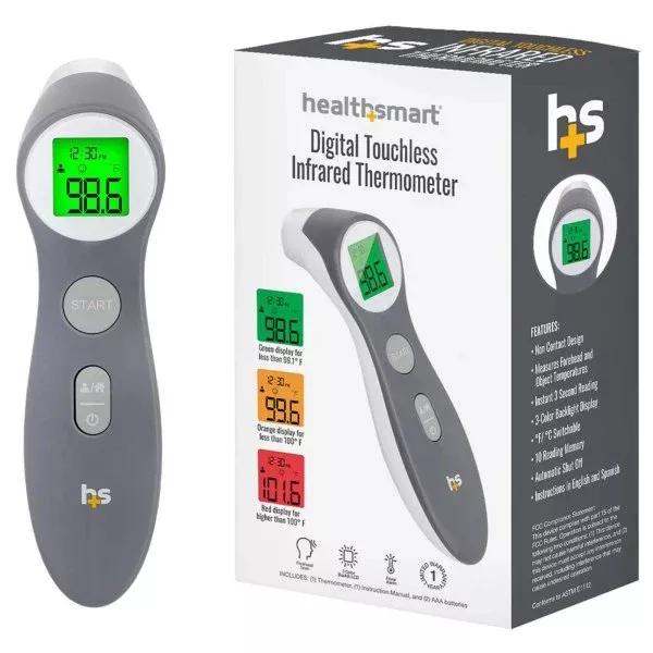 HealthSmart Digital Touchless Infrared Thermometer