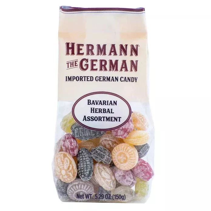 Hermann The German Bavarian Herbal Assortment Hard Candy 150g