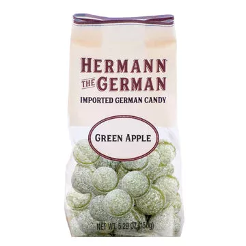 Hermann The German Green Apple Hard Candy 150g