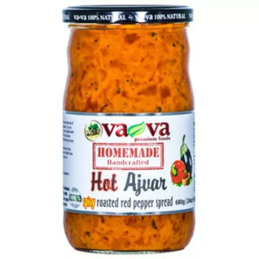 Home Made Ajvar-Hot (Vava) 24oz (680g)