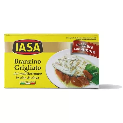 IASA Grilled Branzino (Sea Bass) in Olive Oil - 145g (5.1oz)