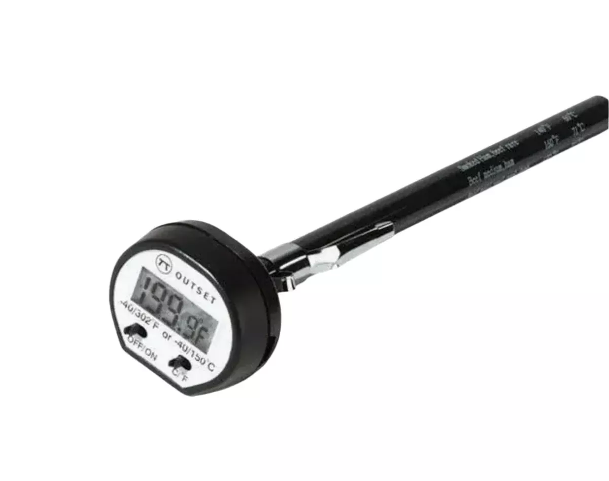 Instant Read Digital Thermometer 6" - Each